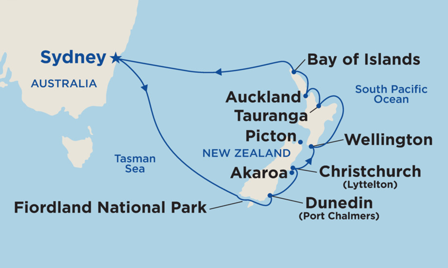 Princess 13-day New Zealand scenic cruise