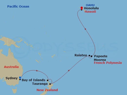 NZ, Bora Bora & Hawaii